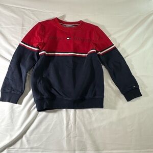 Tommy Hilfiger Red and Blue Sweatshirt Boys size 8-10